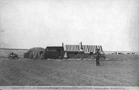 Sod House Dakota Territory-1